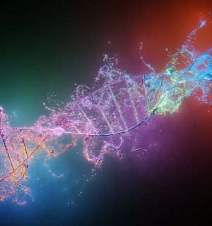 Microrrelato, Una regla inquebrantable. Una cadena de adn.